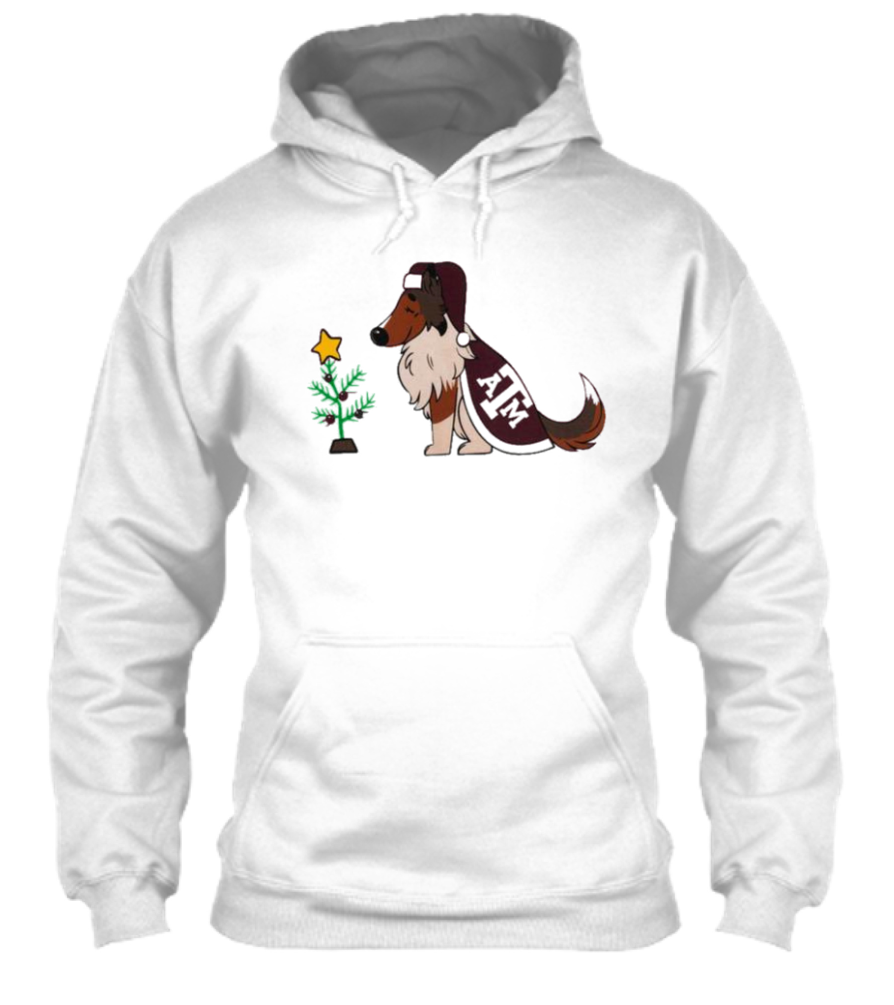 Texas Am Reveille And Christmas Tree Star Shirt