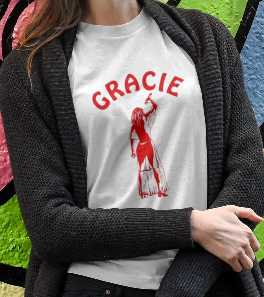 Gracie Abrams Gracie Red Illustration Image Shirt