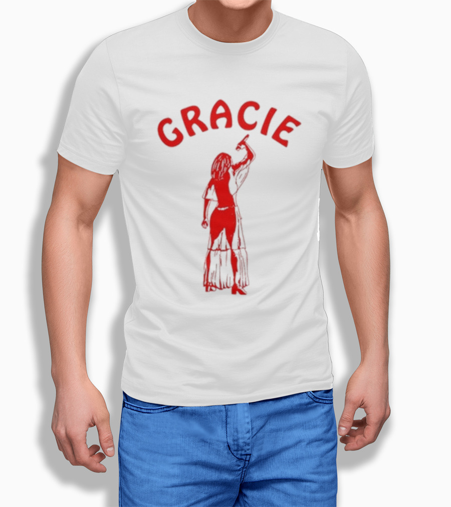 Gracie Abrams Gracie Red Illustration Image Shirt