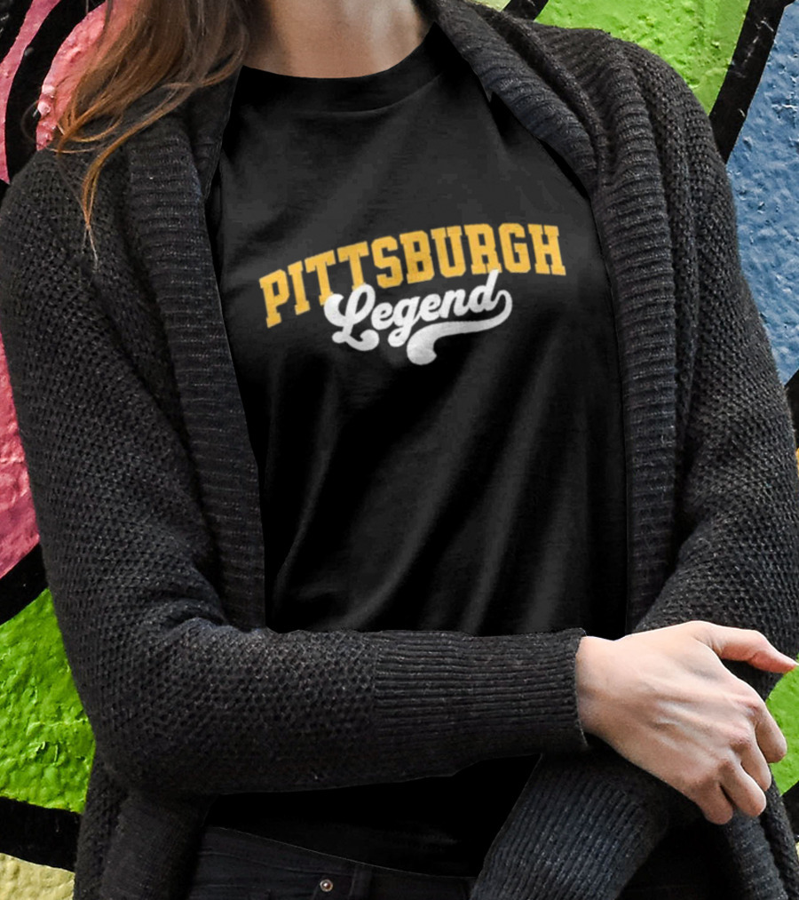 Pittsburgh Legend Classic Yellow And White Shirt