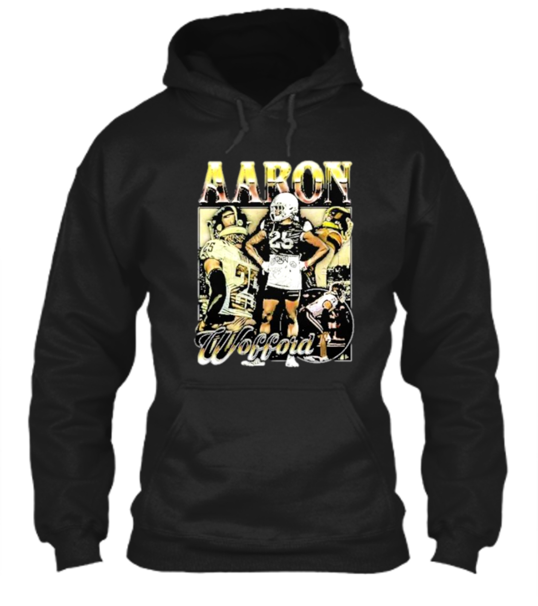 Aaron Wofford Vintage Lightweight Football Player Graphics Shirt