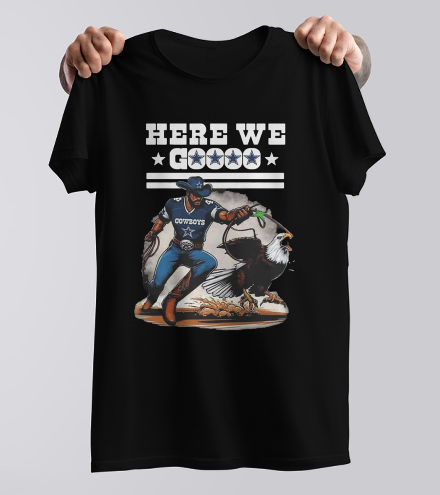 Dallas Cowboys Here We Go Prescott Parsons Mccarthy Shirt