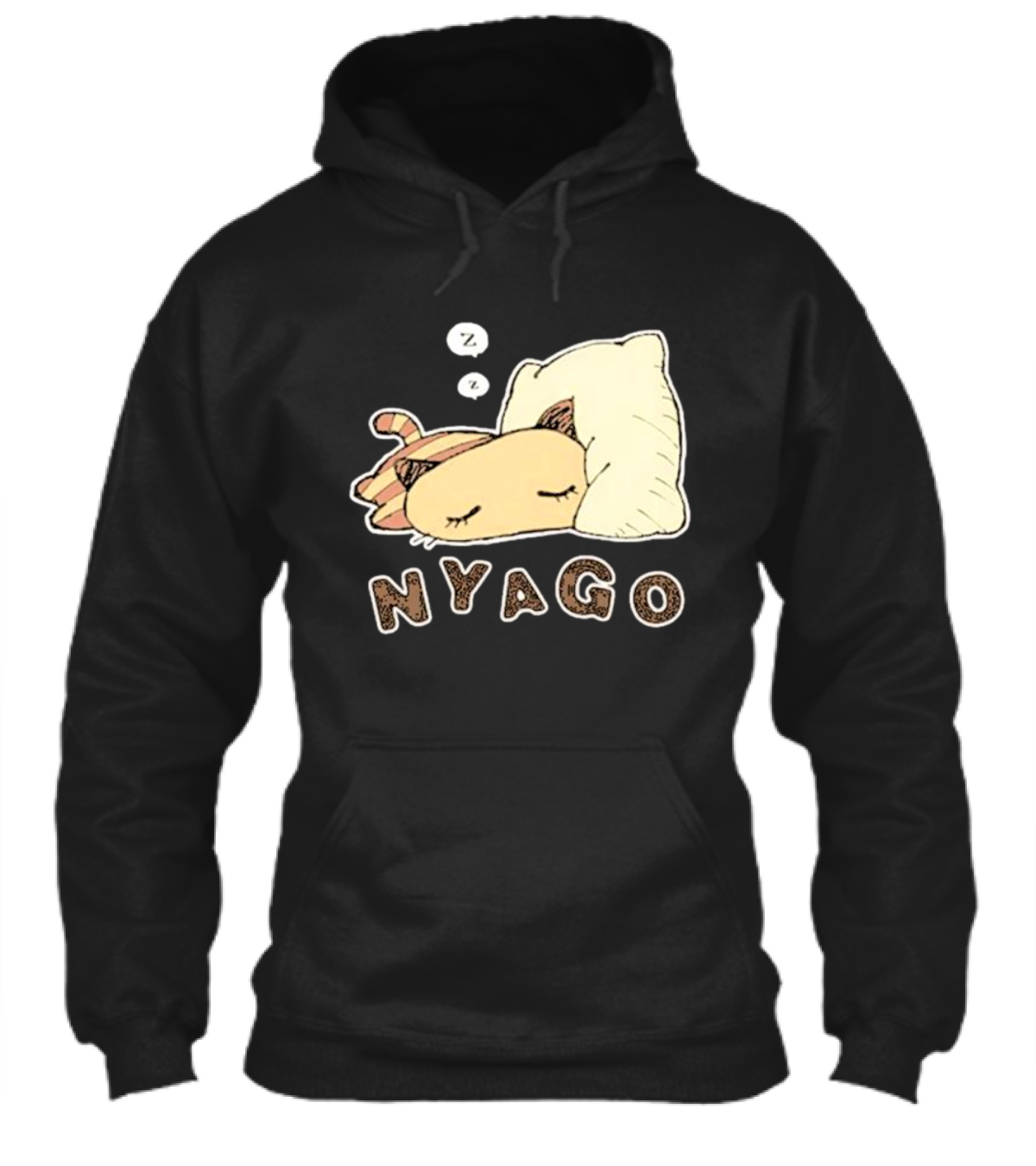 Sanrio Nyago Sleeping Cat Zzz Pillow Shirt