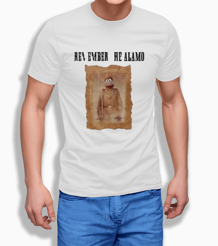 R Remember R He Alamo Lucca International Muppet Gonzo Shirt