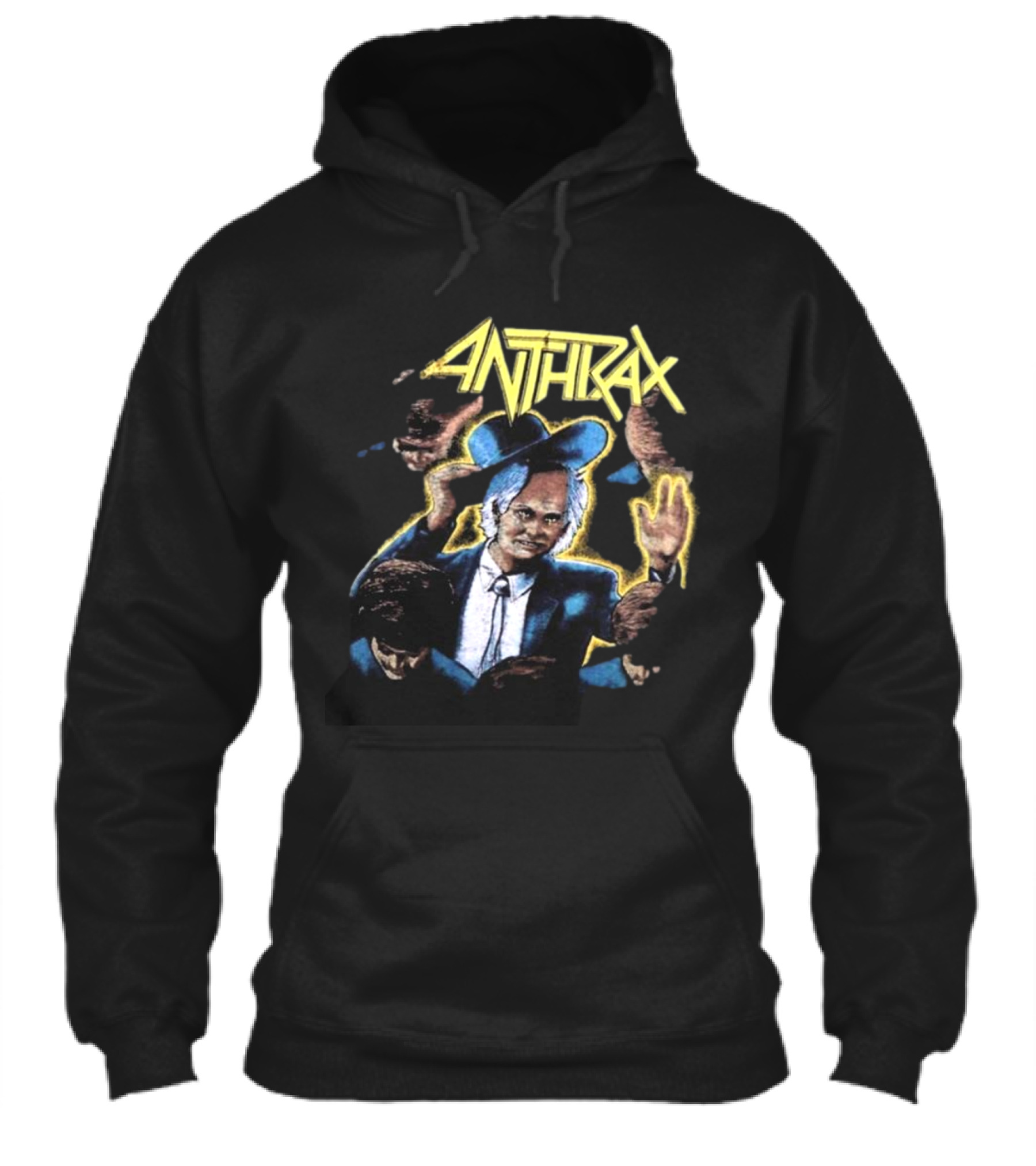 Anthrax Among The Living World Tour Vintage Rare Shirt