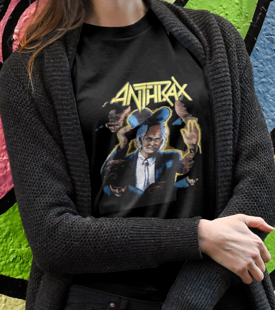 Anthrax Among The Living World Tour Vintage Rare Shirt