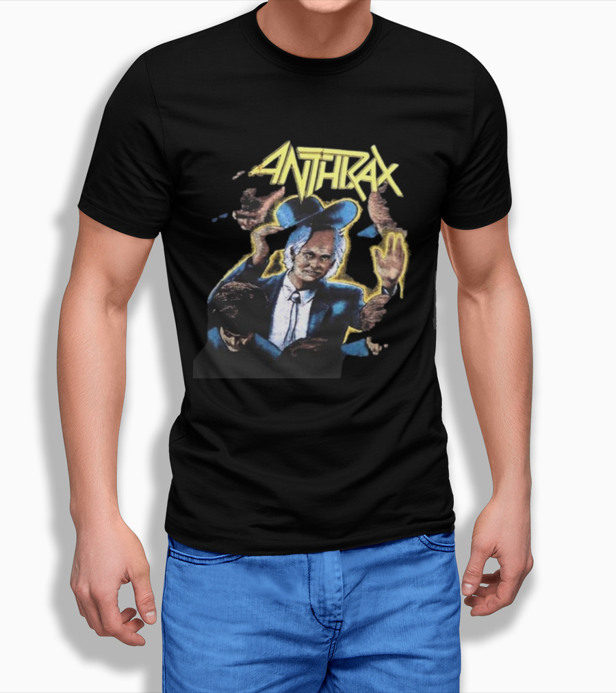 Anthrax Among The Living World Tour Vintage Rare Shirt