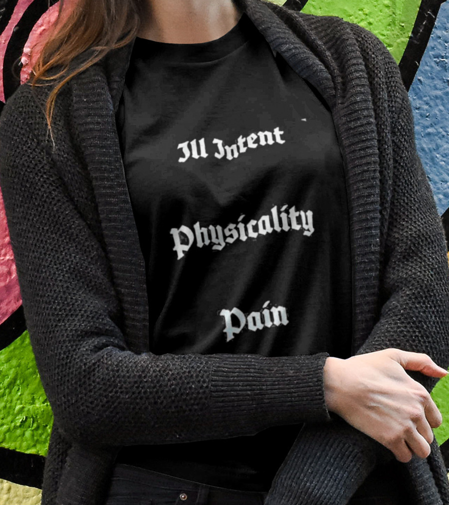 Jack Jones Ill Intent Physicality Pain Gothic Shirt