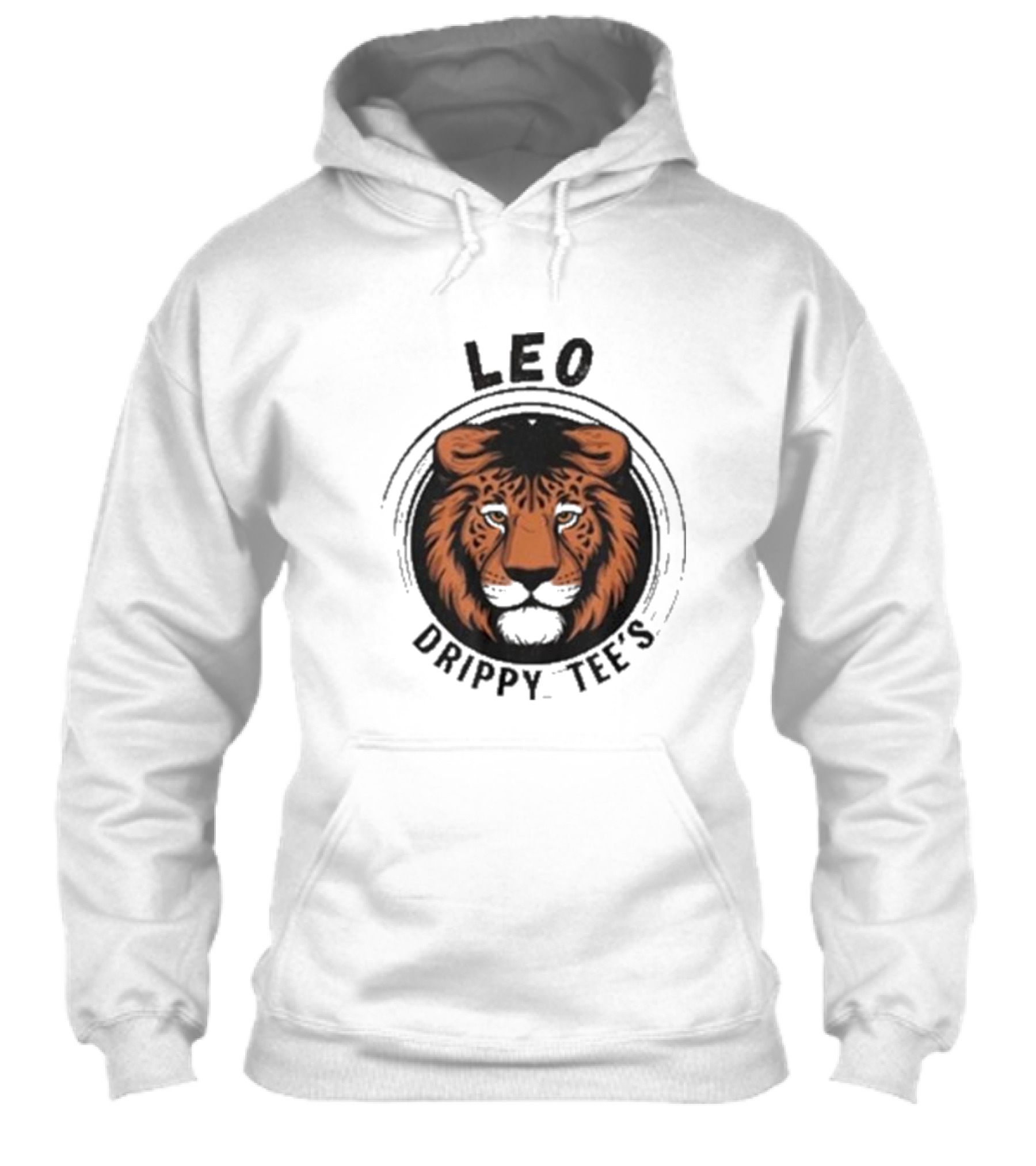 Leo Drippy Tees Fierce Lion Head Shirt