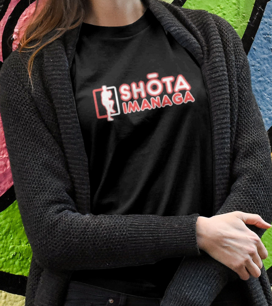 Shoita Imanaga Silhouette Red Lettering Shirt