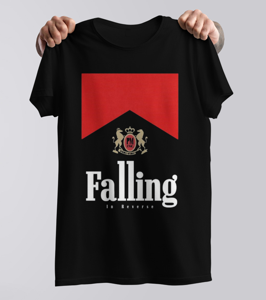 Falling In Reverse Skeleton Reaper Red Tree Background Shirt
