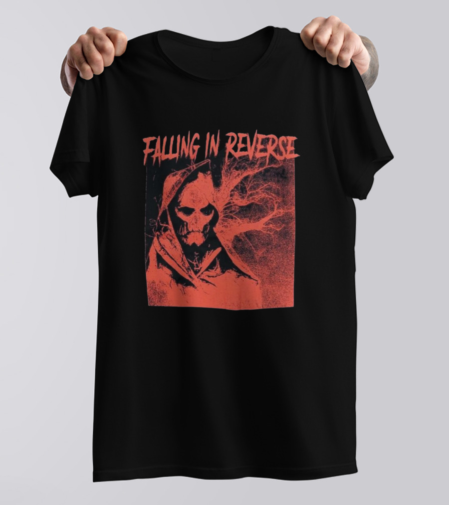 Falling In Reverse Skull Hood Globe Shirt