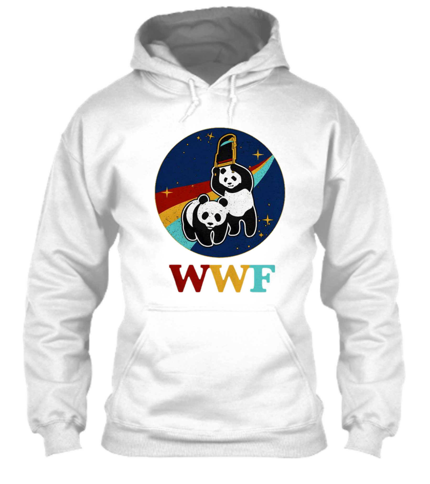 Wwf Panda Bear Wrestling Nasa Astronauts Space Shirt