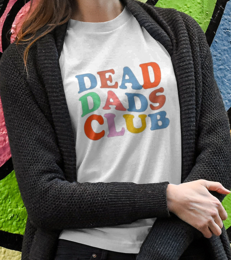 Wenshmoople Multicolored Dead Dads Club Shirt