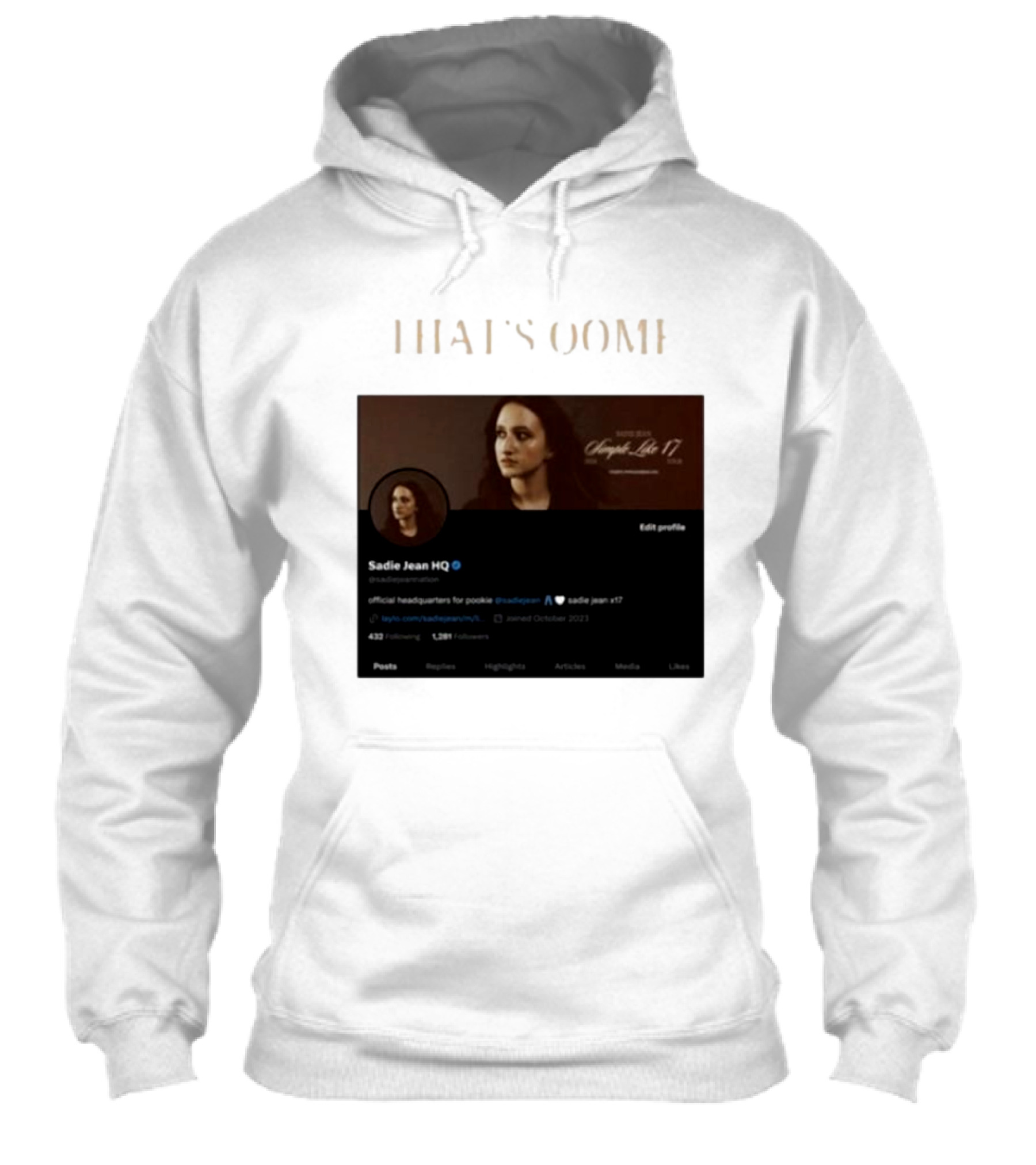 Thats Oomf Sadie Jean Hq Angst Like 17 Official Headquarters Shirt