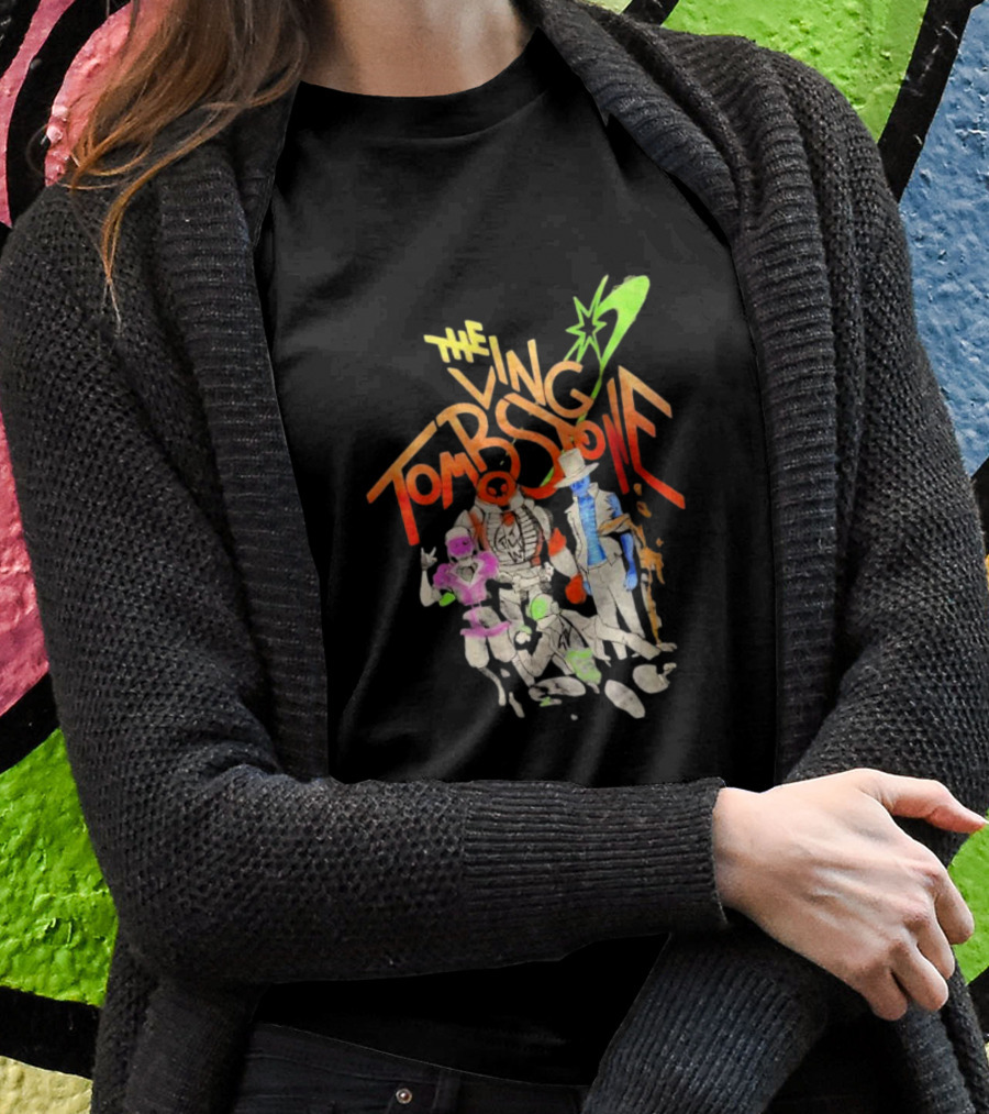The Living Tombstone Characters And Logo With Colorful Shirt