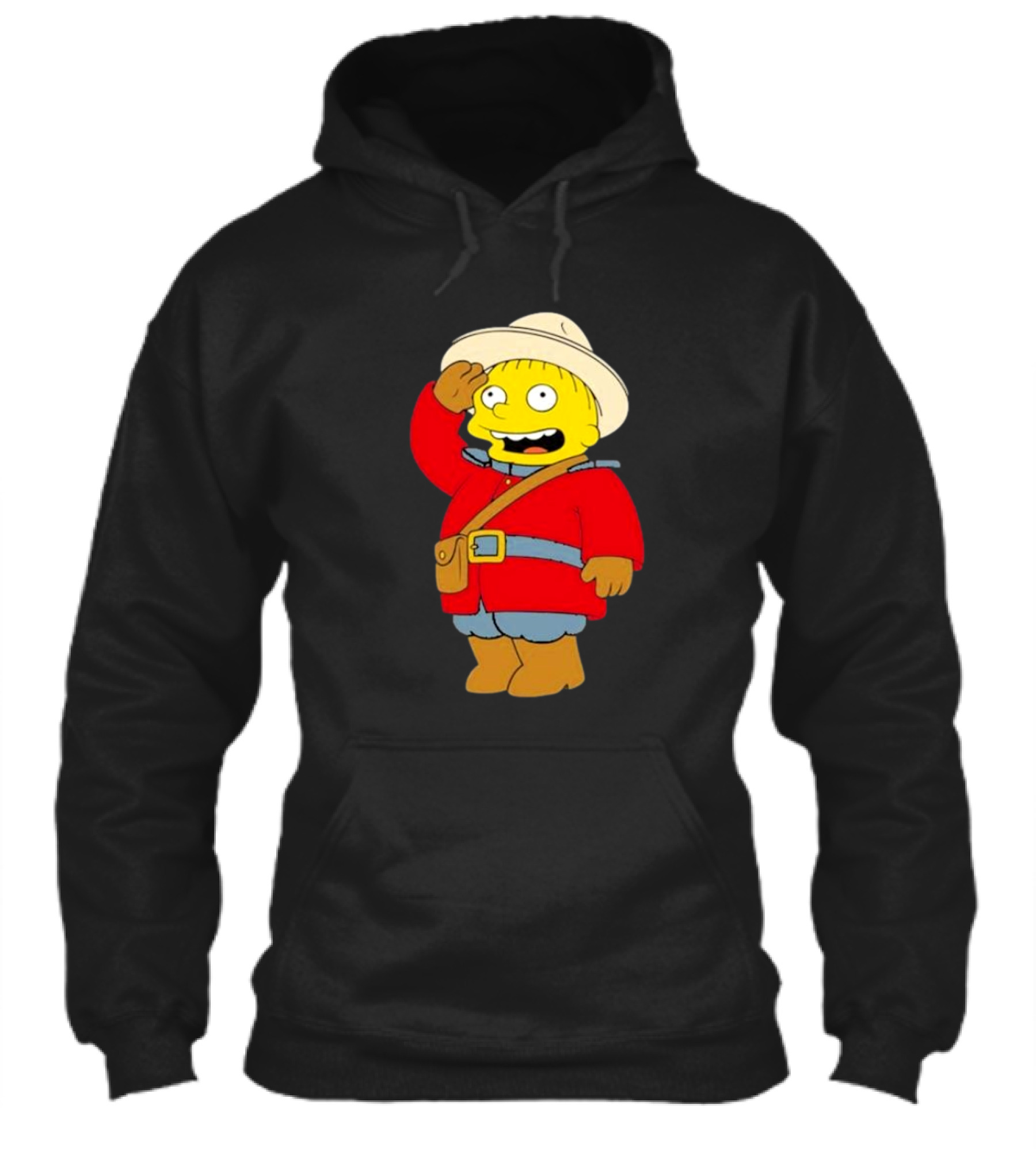 The Simpsons Ralph Mountie Canada Costume Shirt