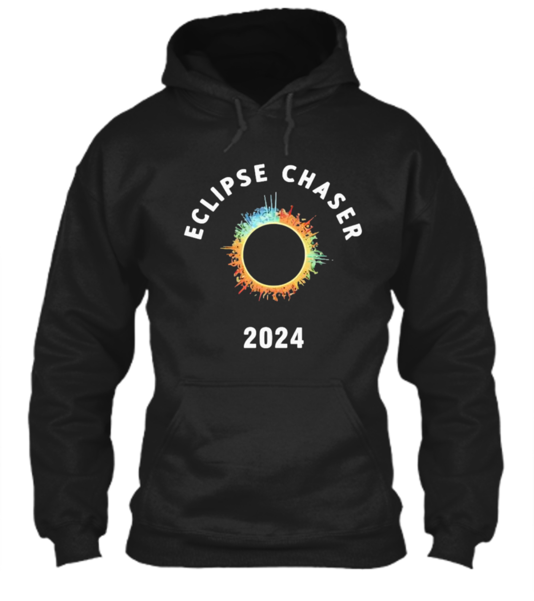 Eclipse Chaser 2024 Solar Event Rainbow Corona Shirt