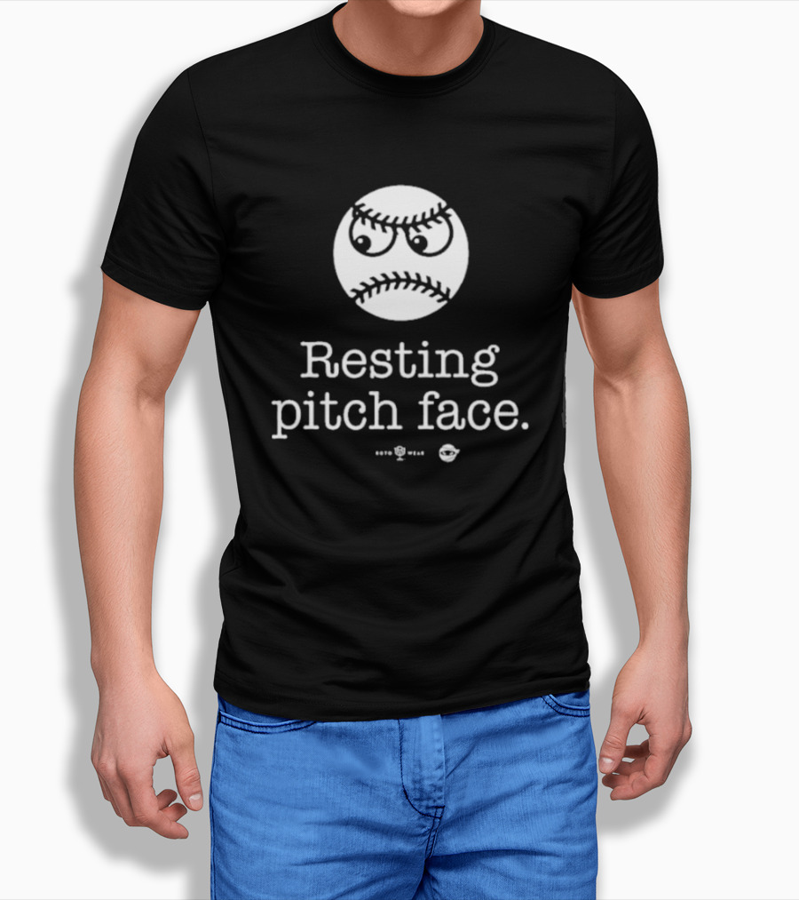 Resting Pitch Face Baseball Emoji Rotowear Shirt