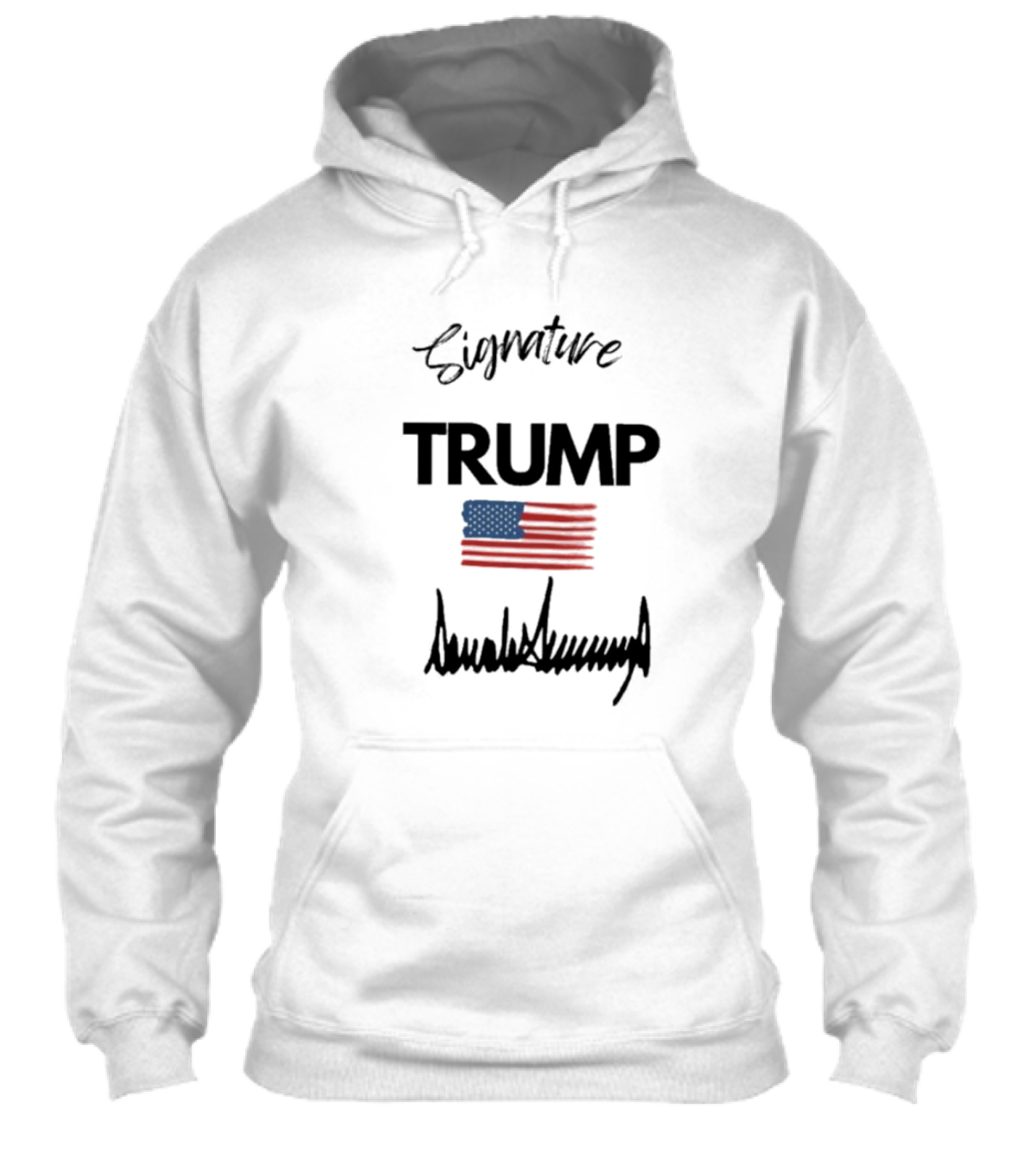 Signature Trump Patriotic Flag Usa Shirt