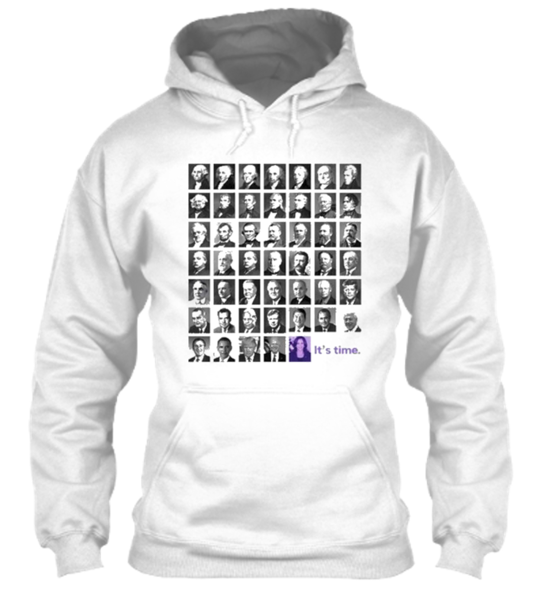 Kamala Harris Its Time Iconic Portrait Grid Shirt