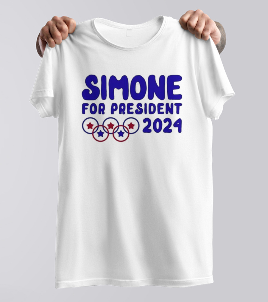 Simone Usa Paris Olympics Shirt