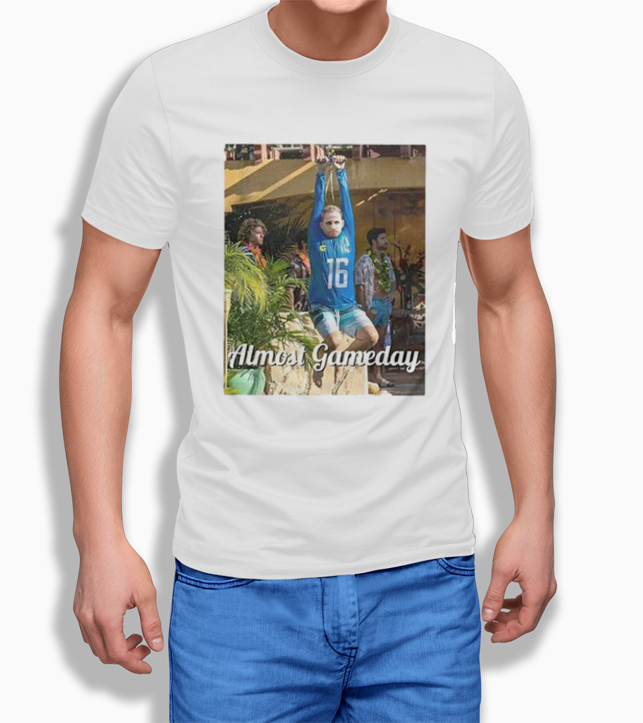 Almost Gameday Zipline Adventure In Sports Jersey Shirt