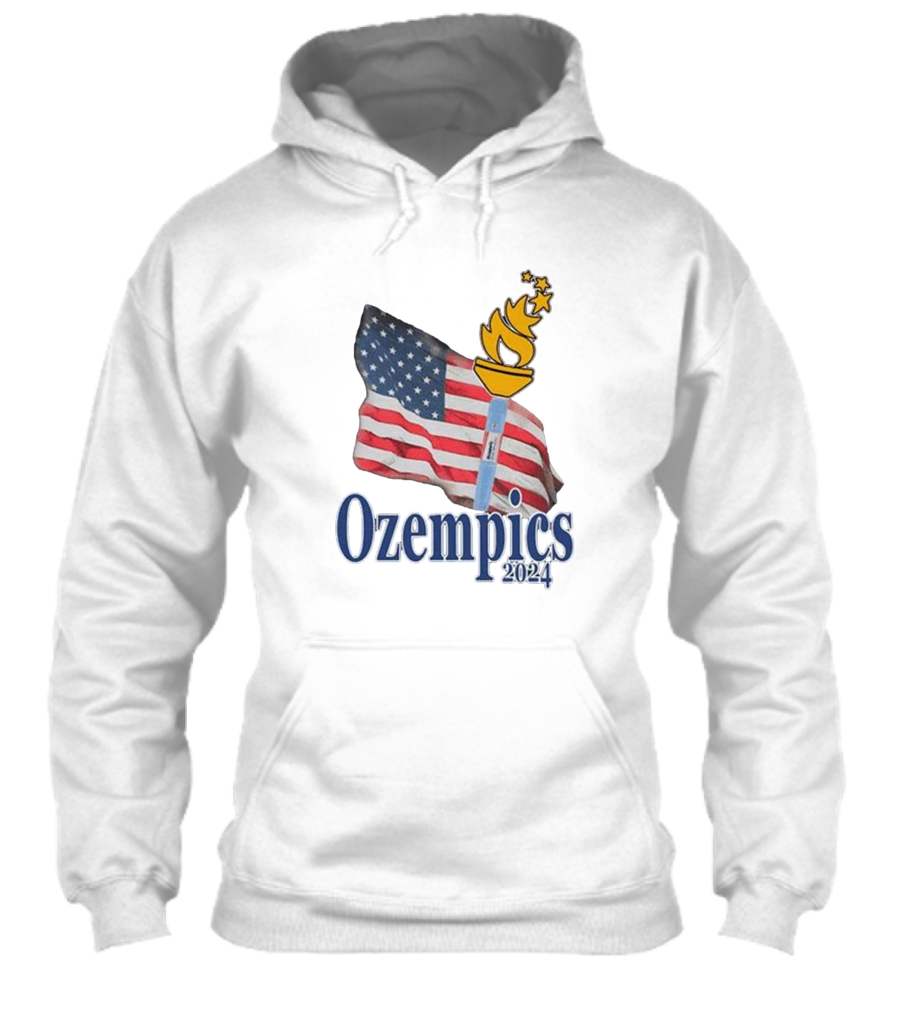 Ozempics 2024 American Flag Torch Shirt
