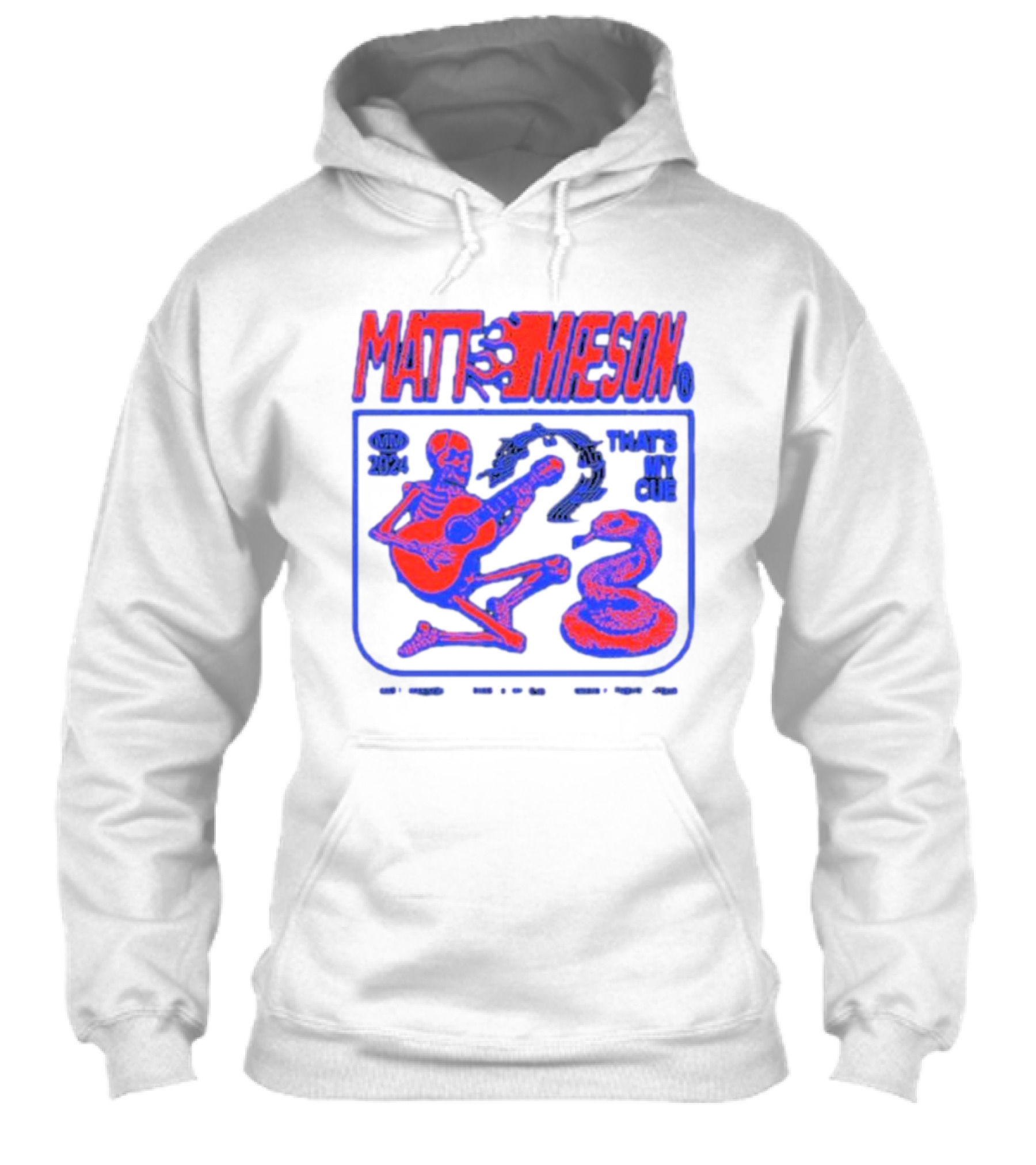 Matt Maeson Thats My Cue 2024 Skeleton Playing Guitar With Snake Shirt