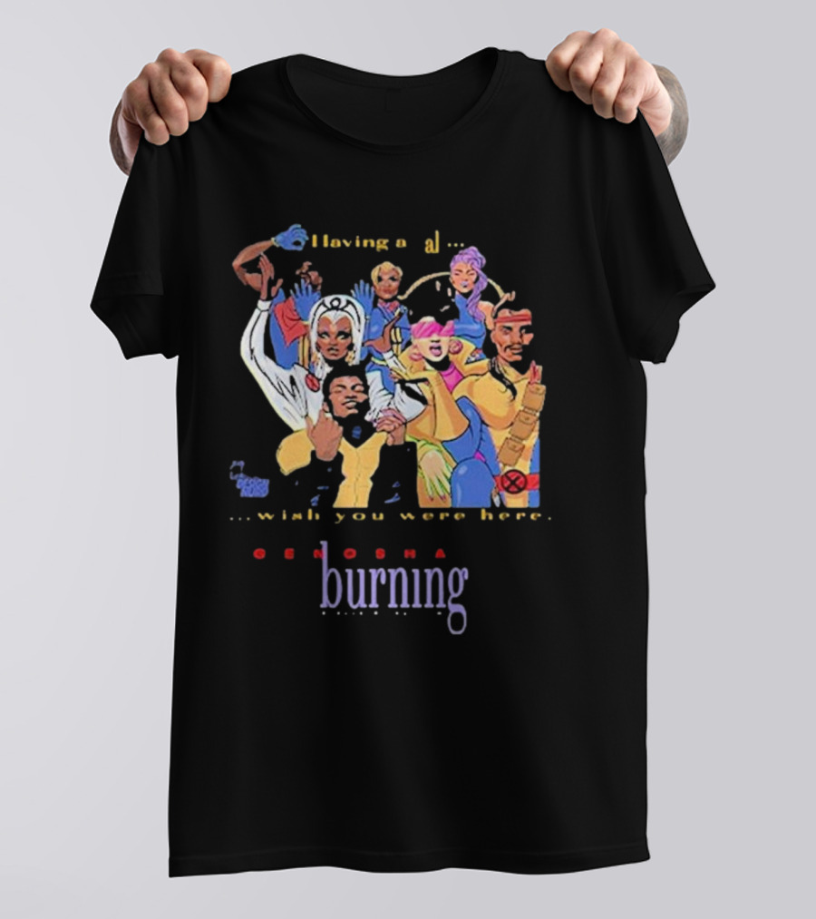 Druski 4Lifers 4 Lifers Red Lightning Bolt Shirt