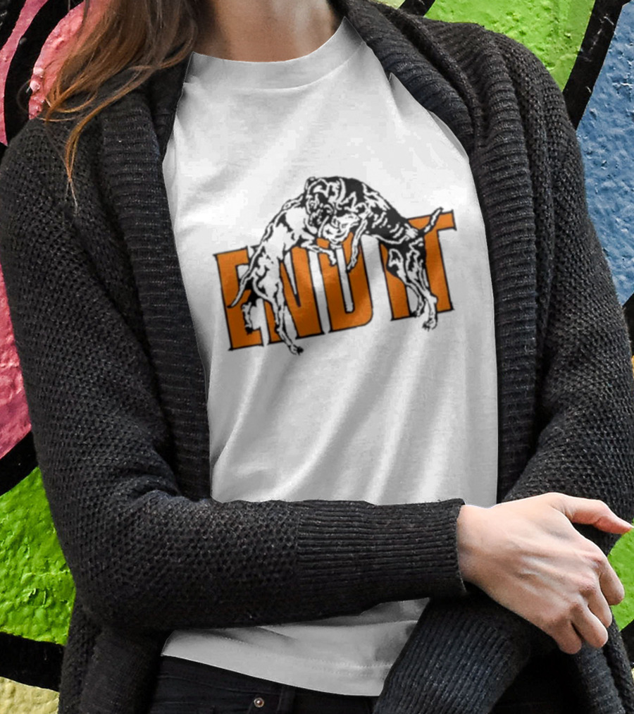 End It Isthatadug Dog Wrestling Emblem Shirt