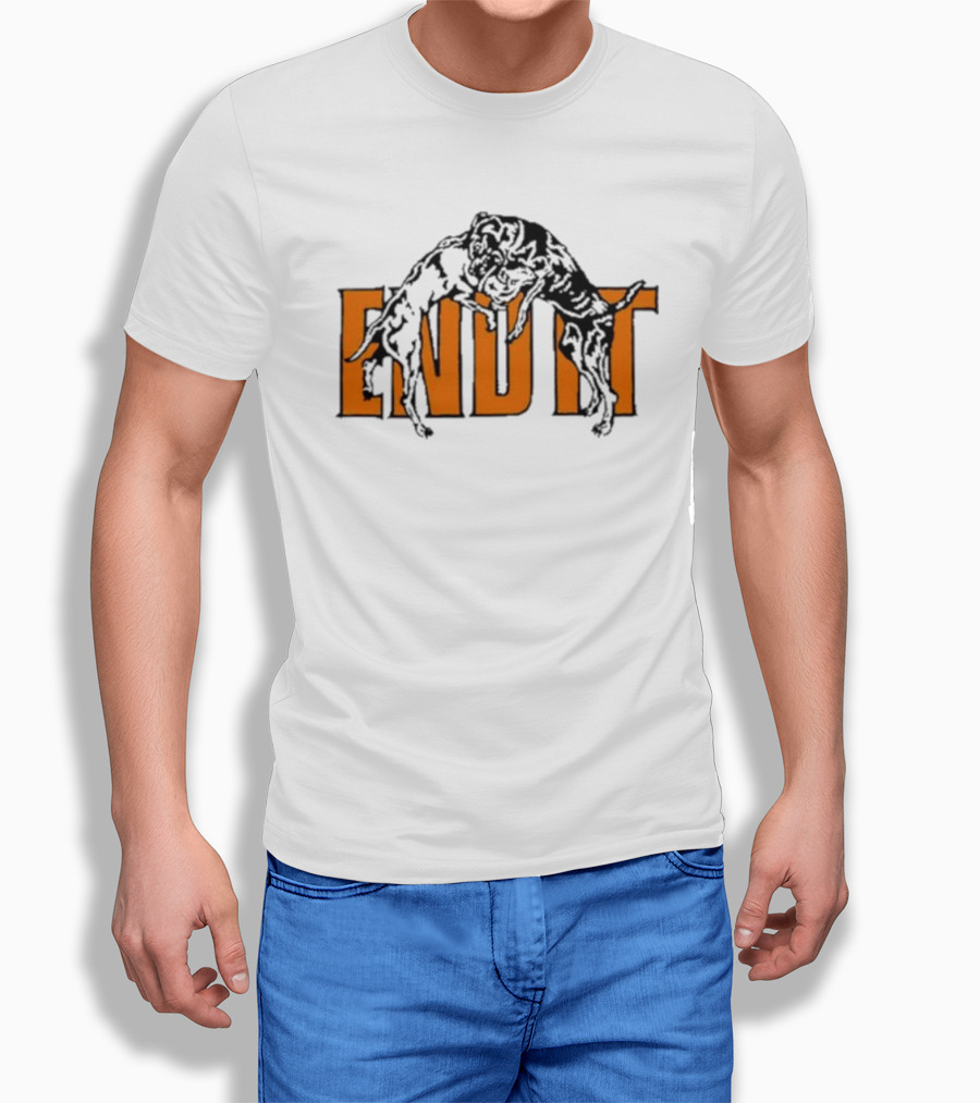 End It Isthatadug Dog Wrestling Emblem Shirt