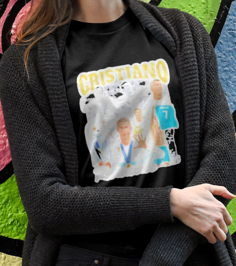 Cristiano Ronaldo 7 Champions Trophy Football Shirt Shirt