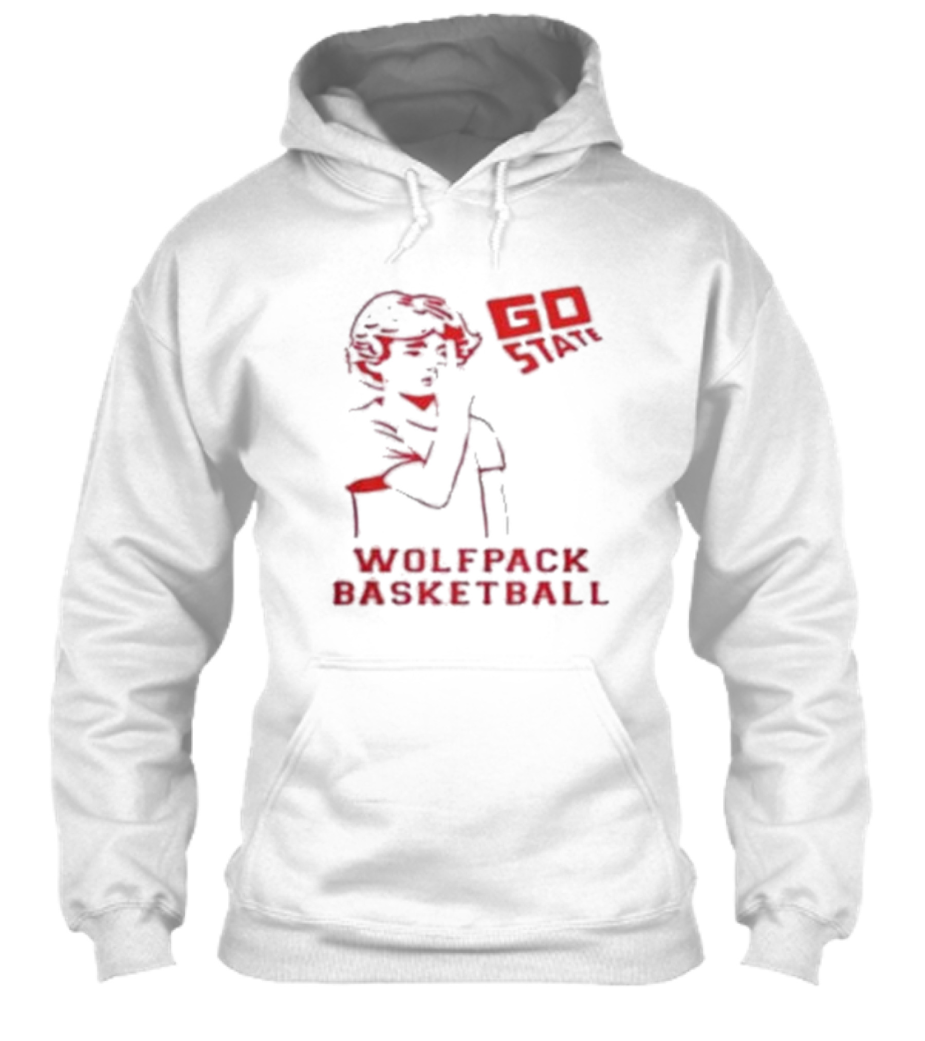 Go State Wolfpack Basketball Fan Support Shirt