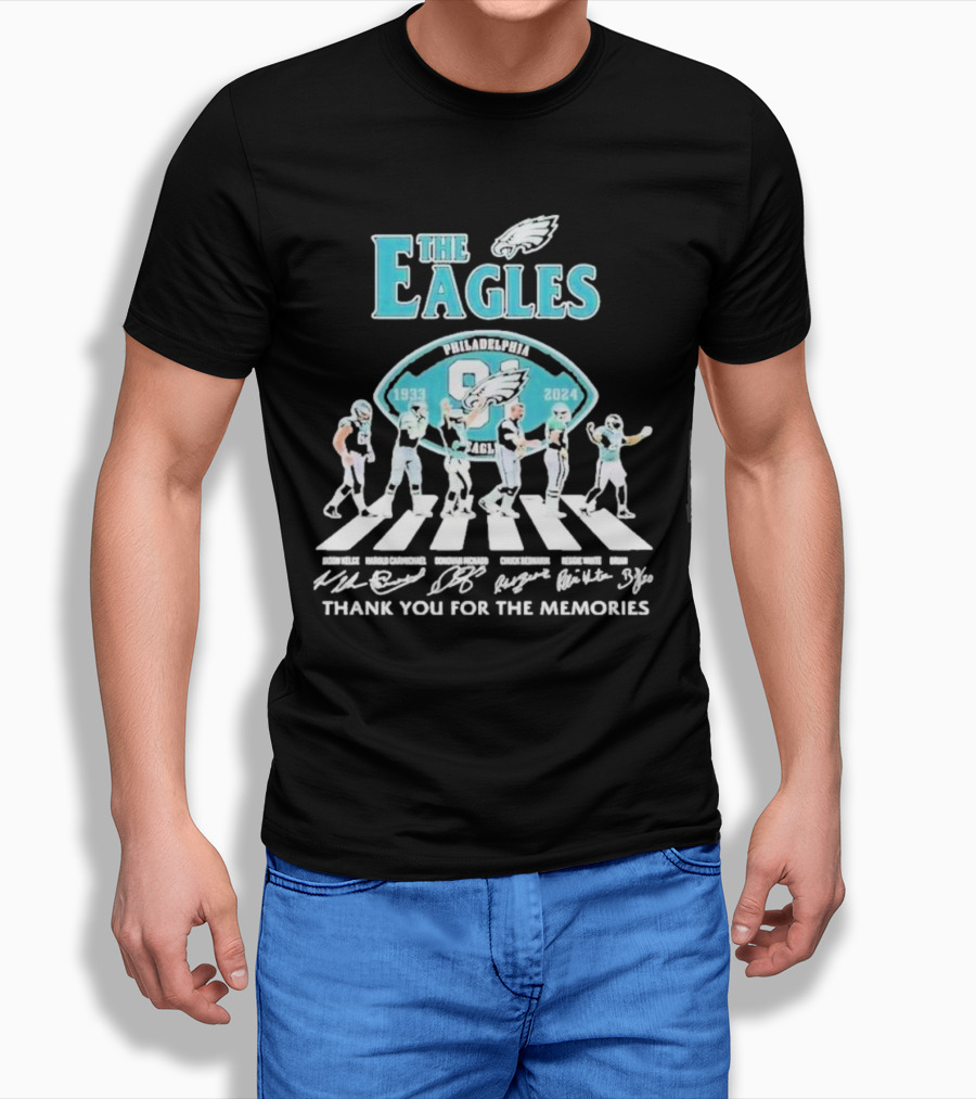 The Eagles 91 Years 19332024 Philadelphia Thank You For The Memories Shirt