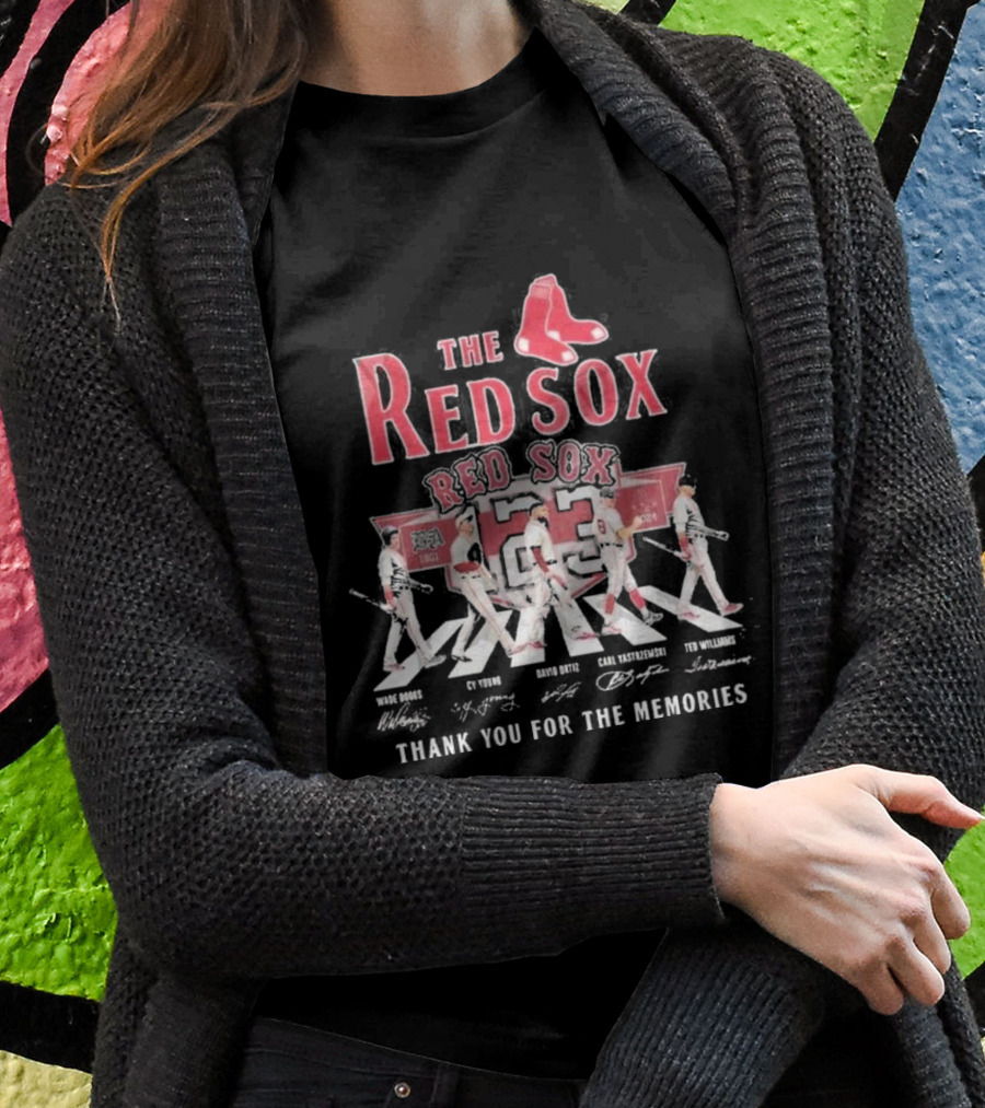 The Red Sox 123 Years Of 19012024 Thank You For The Memories Wade Boggs Cy Young David Ortiz Carl Yastrzemski Ted Williams Shirt