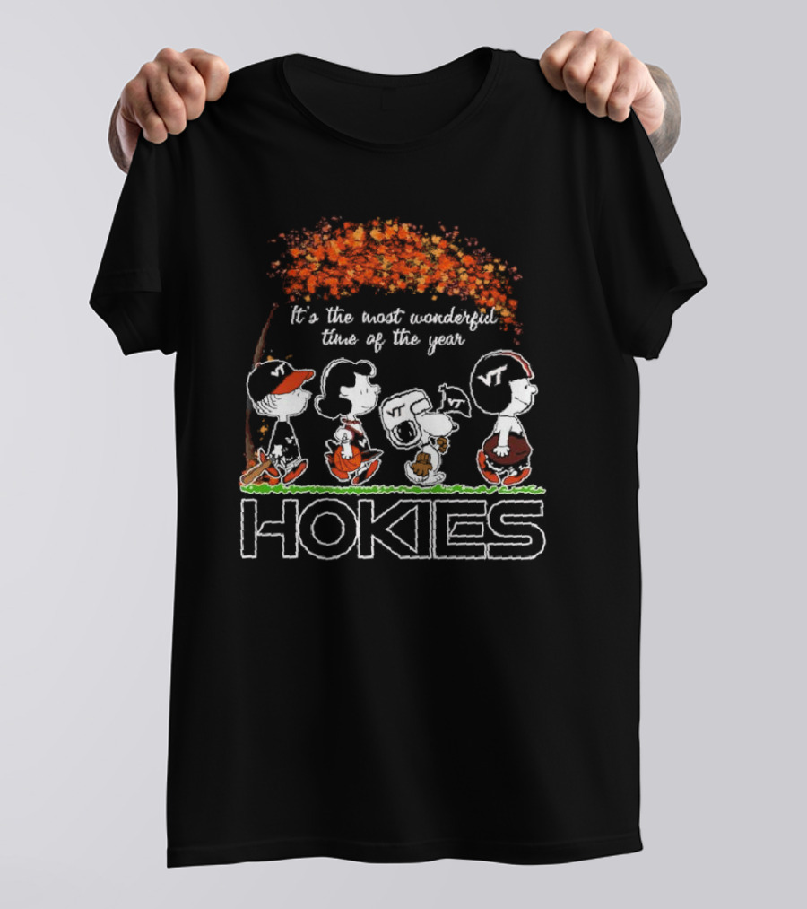 Its The Most Wonderful Time Of The Year Giants New York Football Fans Peanuts Characters Autumn Tree Shirt