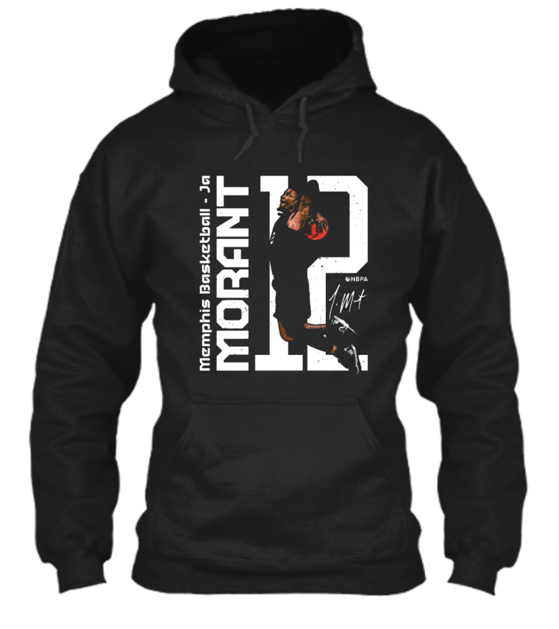 Memphis Basketball Ja Morant Nbpa Signature 12 Shirt