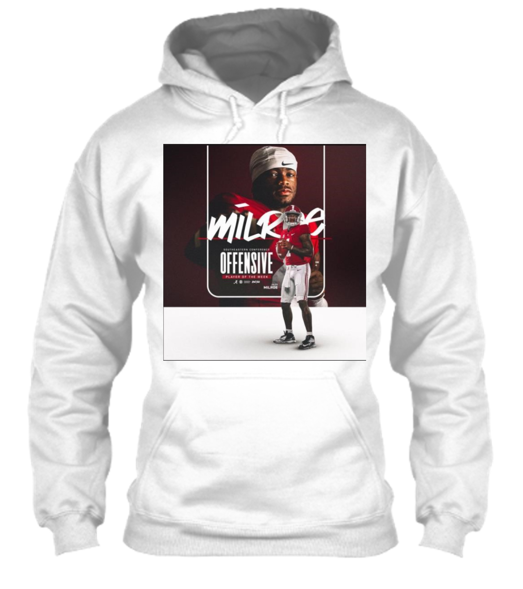 Jalen Milroe Southeastern Conference Offensive Player Of The Week Football Milroe Sportswear Shirt