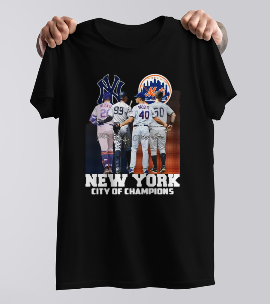 New York City Sports Buffalo Bills Diggs Allen New York Yankees Aaron Judge Anthony Rizzo Signatures Shirt