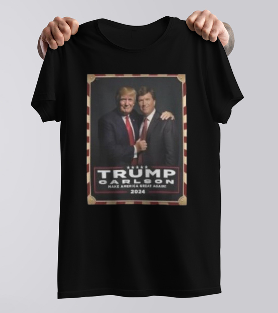 Trump Riding Eagle Holding Mcdonalds Fries American Flag Shirt