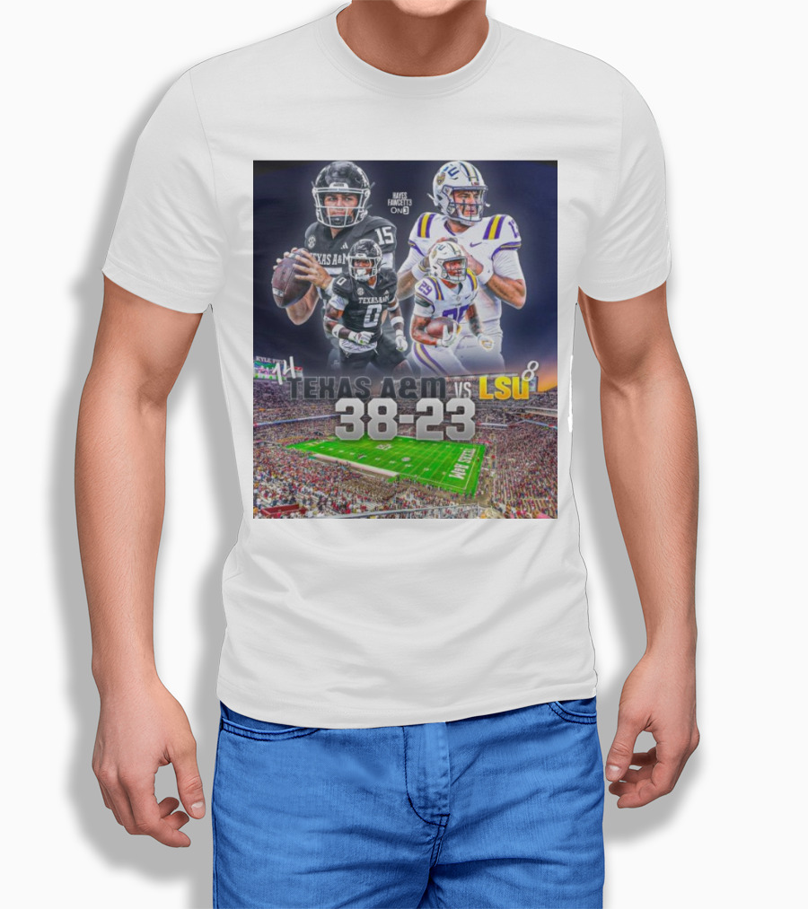 Texas Am Aggies Vs Lsu Tigers 3823 Victory Highlights Player Performances And Field Scene Shirt
