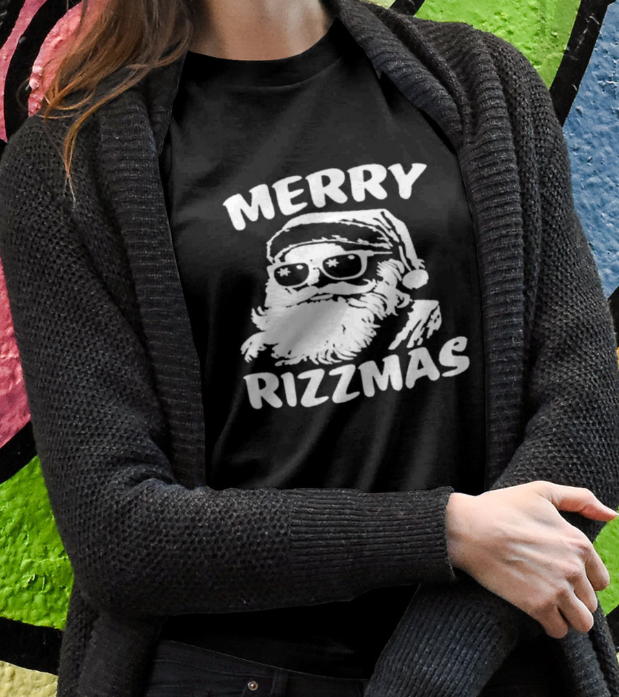 Merry Rizzmas Santa Sunglasses Shirt