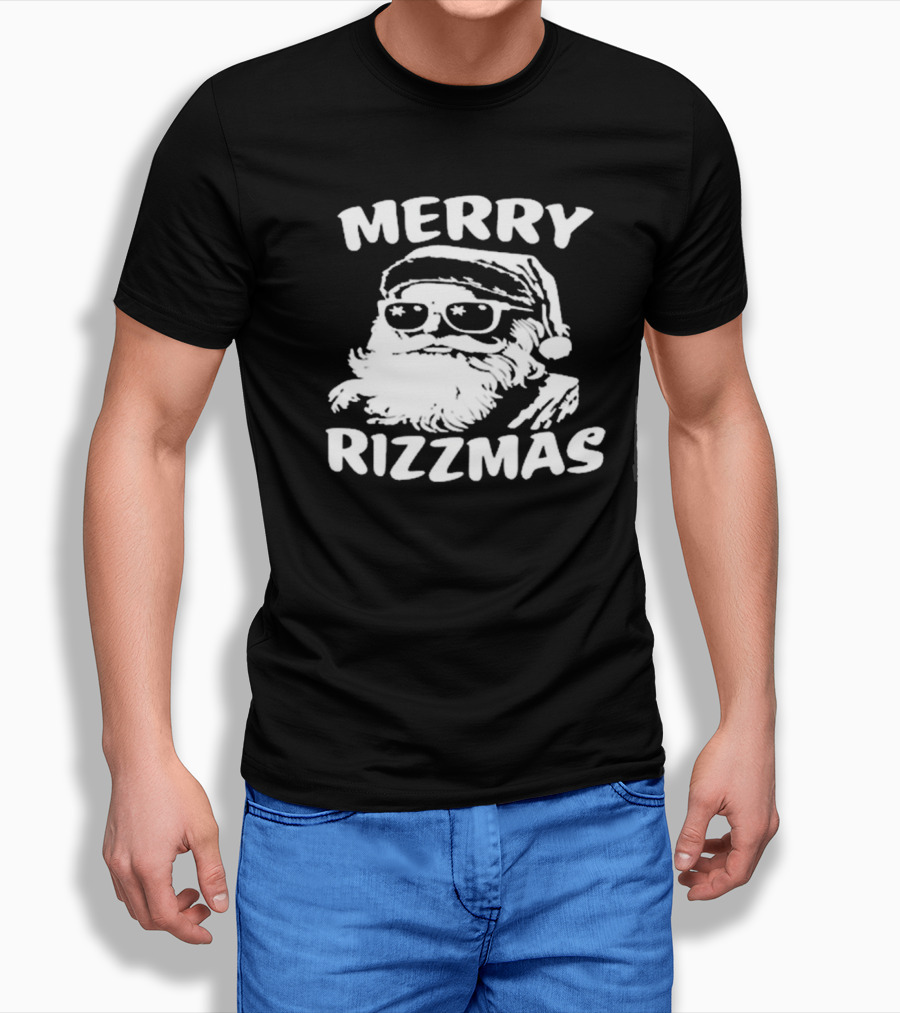Merry Rizzmas Santa Sunglasses Shirt