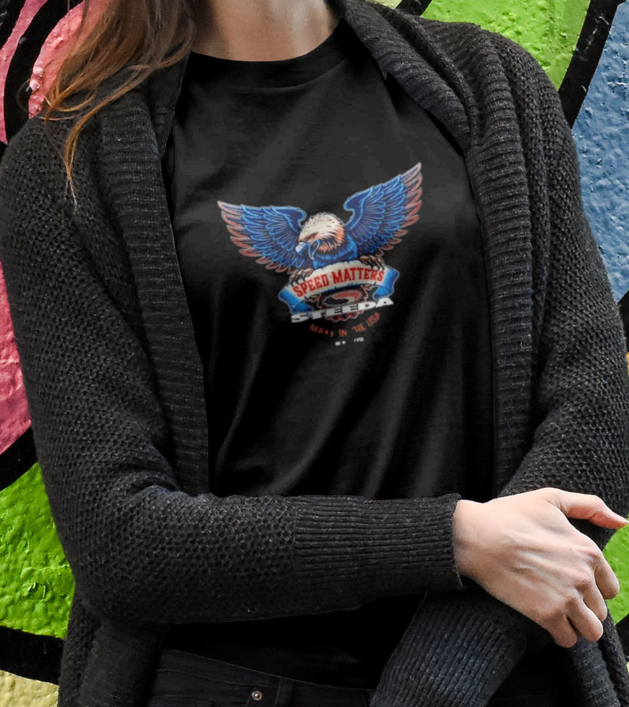 Speed Matters Steeda Made In The Usa Eagle Emblem Shirt