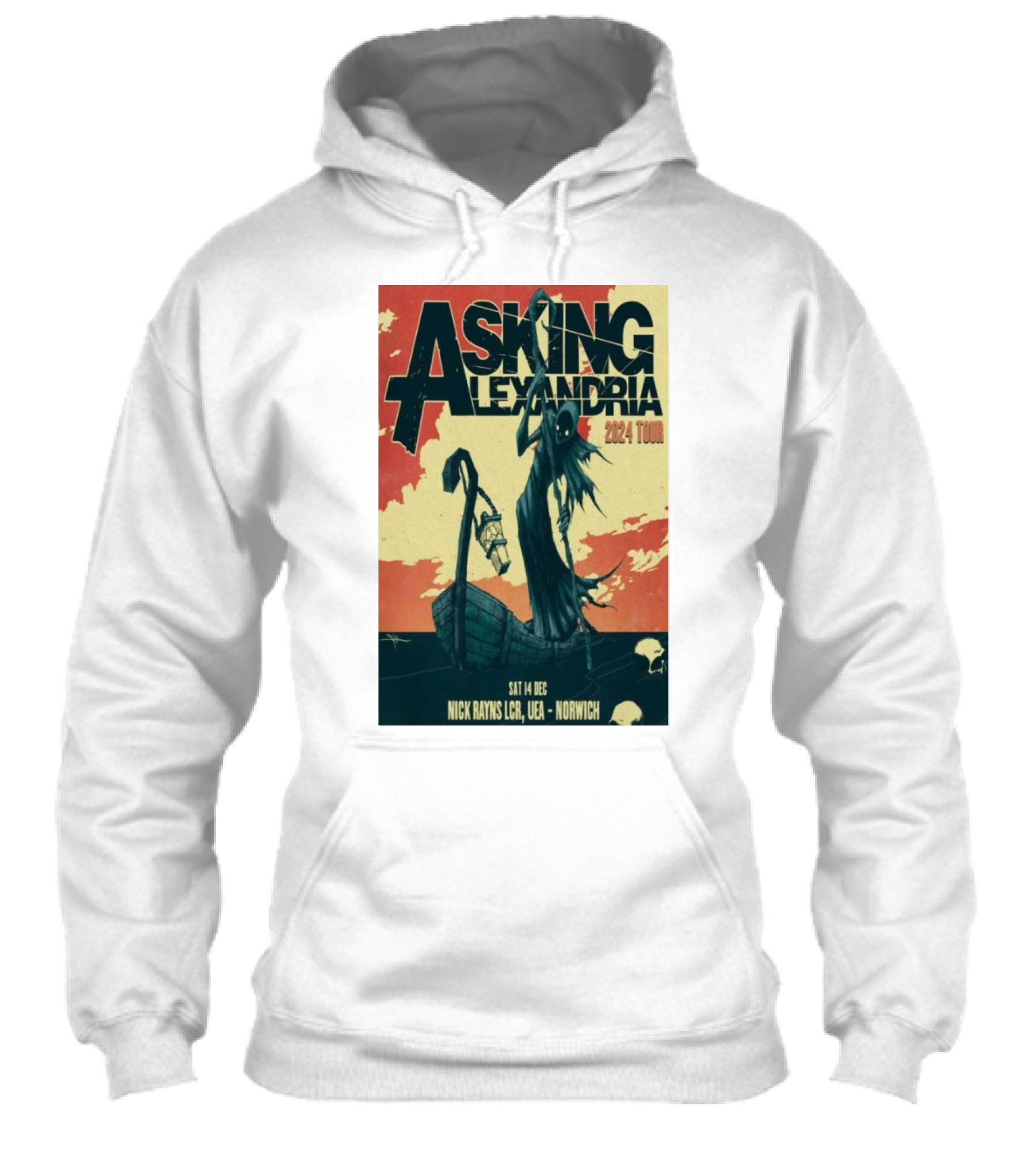 Asking Alexandria 2024 Tour Dec 14 Norwich Nick Rayns Lcr Uea Shirt