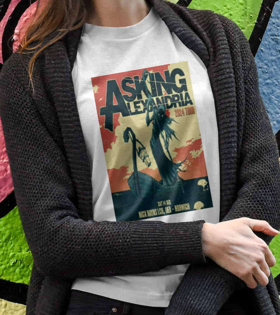 Asking Alexandria 2024 Tour Dec 14 Norwich Nick Rayns Lcr Uea Shirt