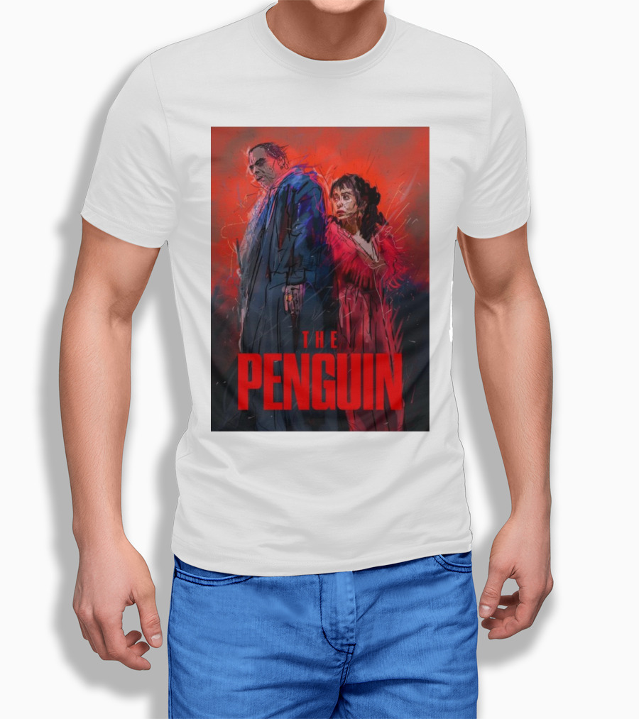 The Penguin Suffering The Last Episode Red And Blue Characters Shirt
