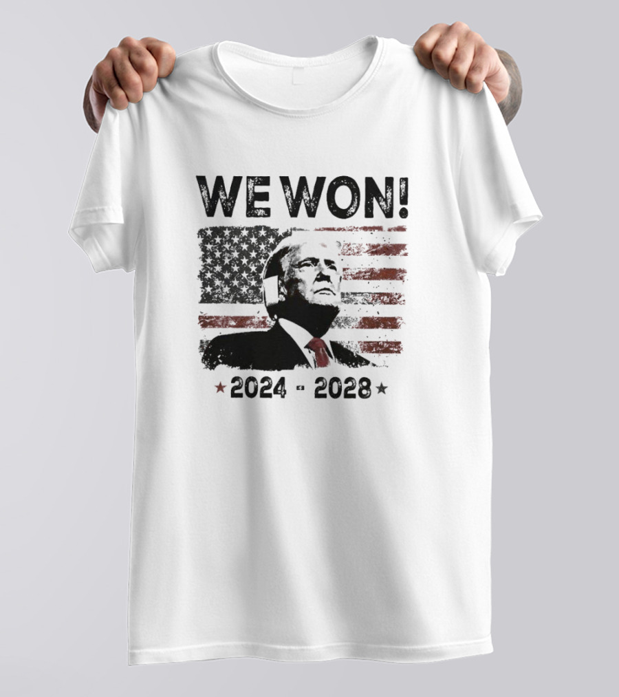 I Voted For The Outlaw And The Hillbilly Trump Vance 2024 Usa Flag Shirt