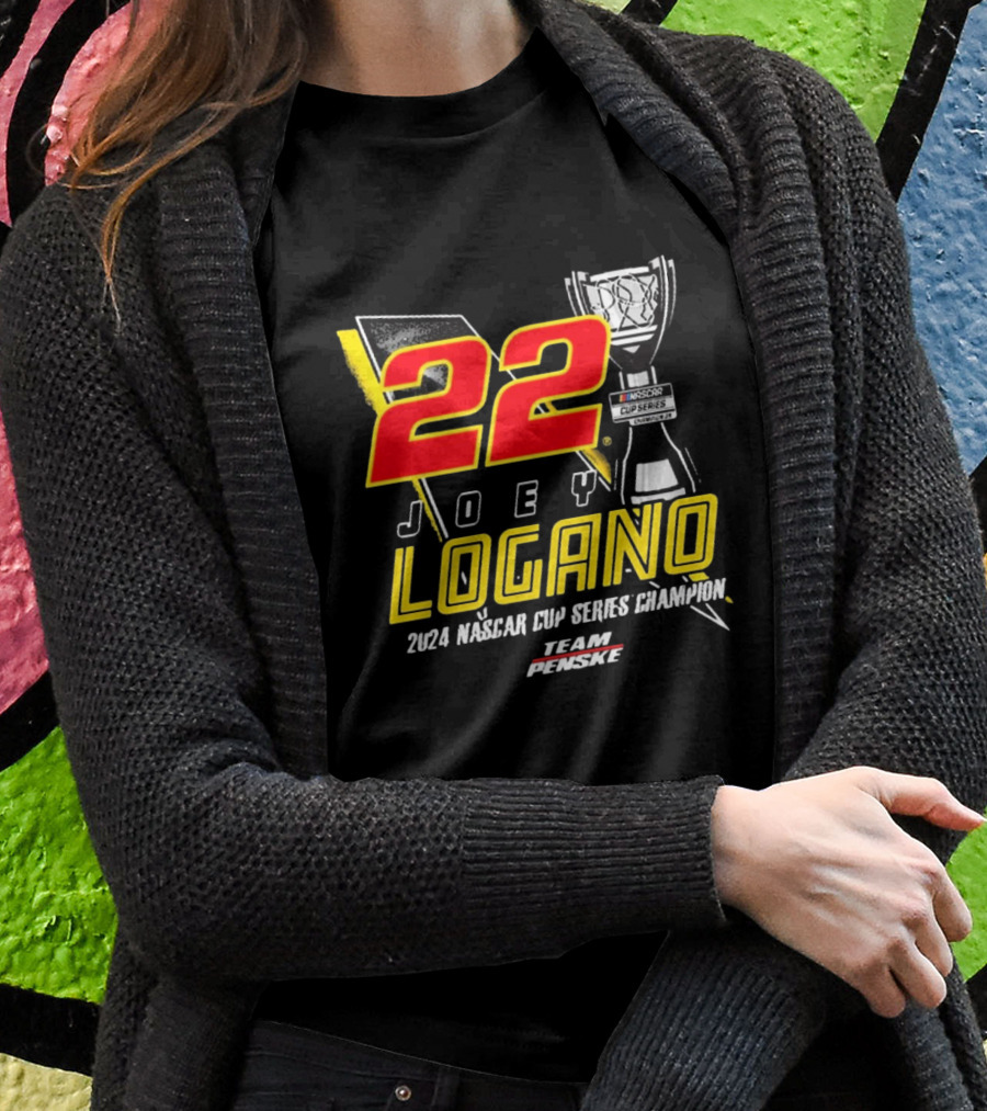 22 Joey Logano 2024 Nascar Cup Series Champion Team Penske Shirt